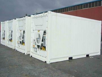 Container reefer frigo 40 piazzale